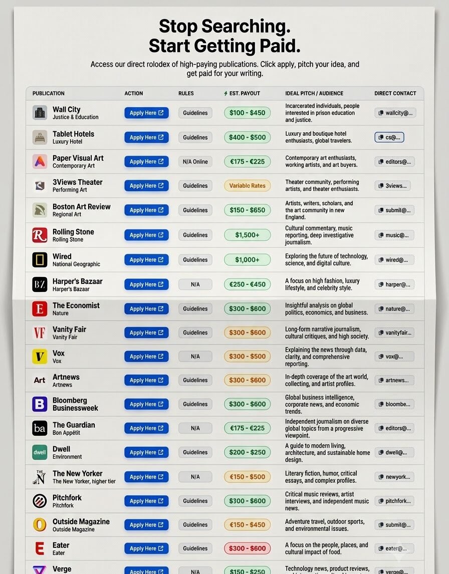making website list advertisement 202608181538